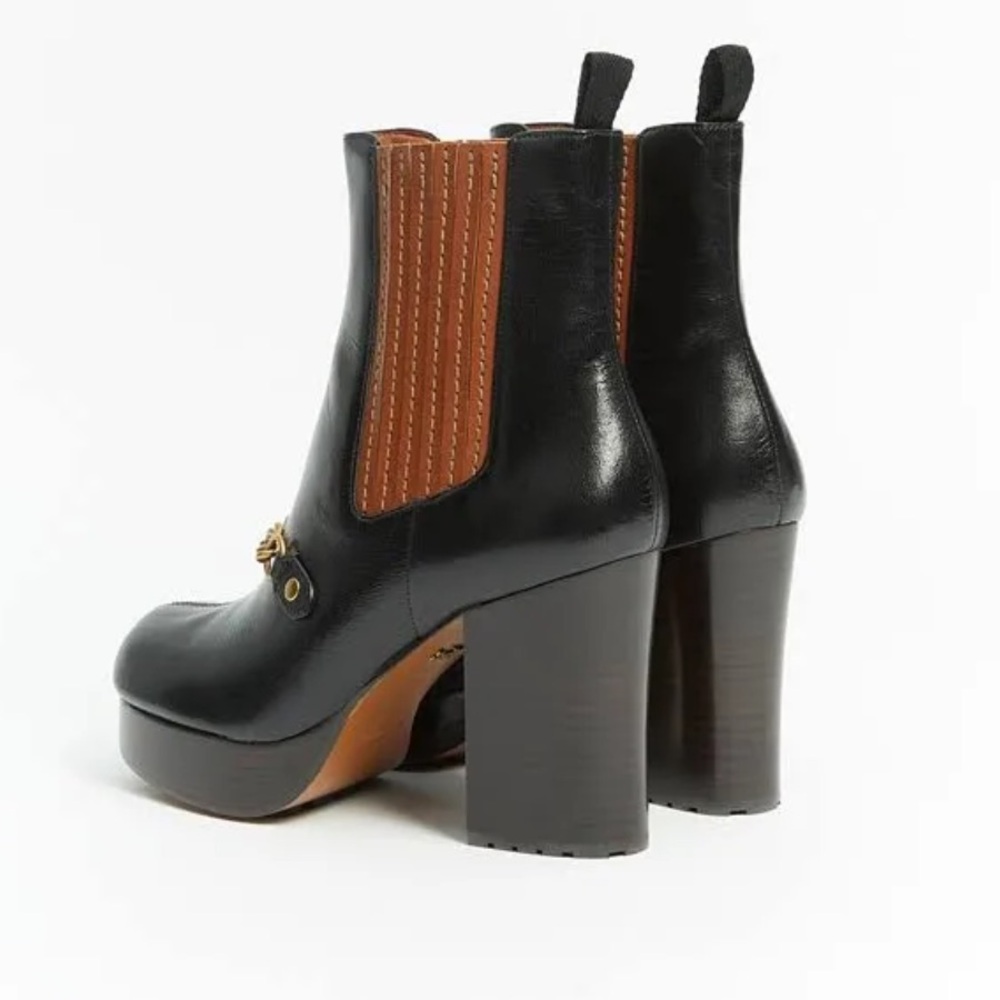 New in box - COACH Chelsea Platform Chunky boot - Picture 2 of 8